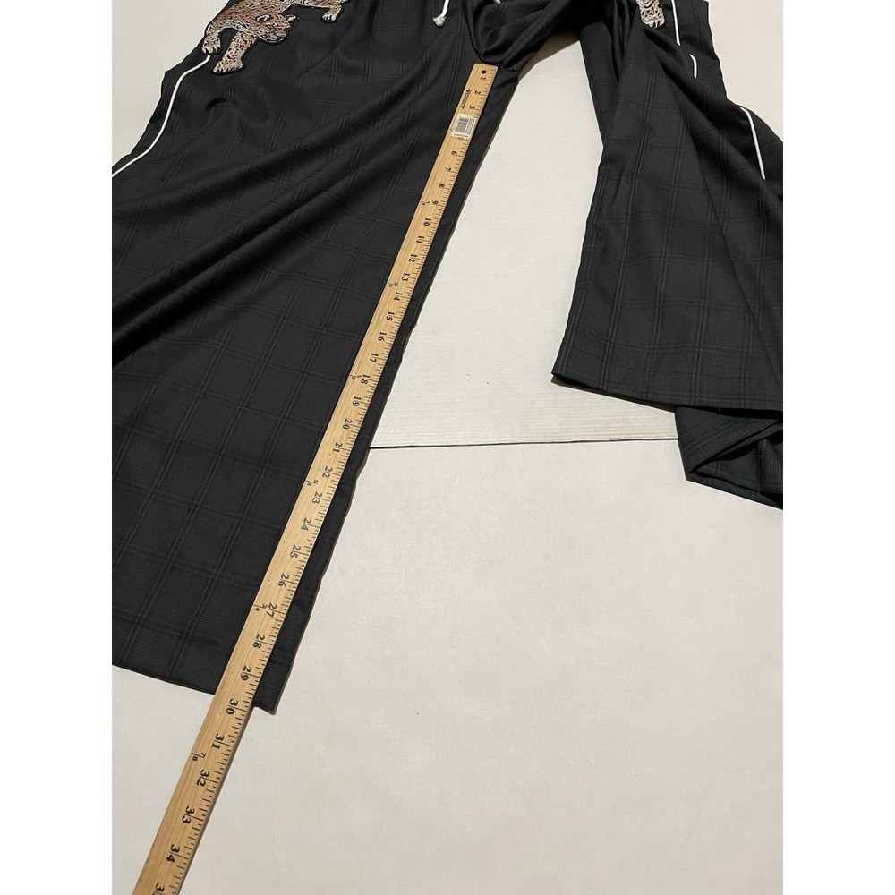 Dressed in Lala Feminine Rage Trouser Track Pants XL Leopard Embroidered NWT - Picture 6 of 10